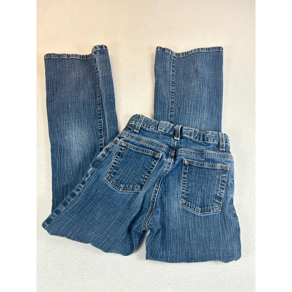 Gap Superflare Stretch Jeans Kids 10 Slim Blue Retro Boho Flare Denim